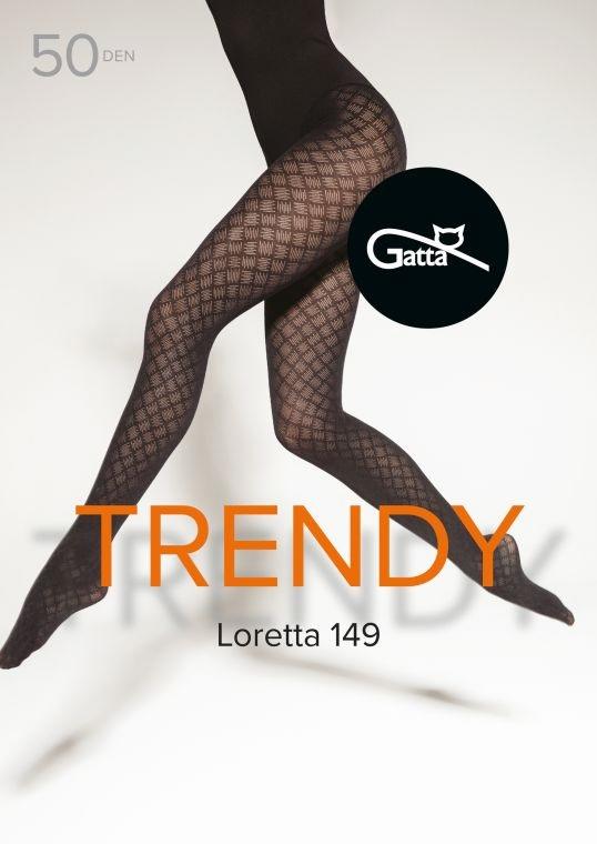 GATTA LORETTA 145, 146, 147, 148, 149 - RAJSTOPY DAMSKIE WZORZYSTE 50 DEN 000.861 - TRENDY 23/24