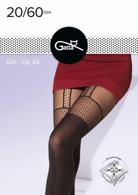 GATTA GIRL-UP - RAJSTOPY WZORZYSTE 40 DEN 000.584 - AW22