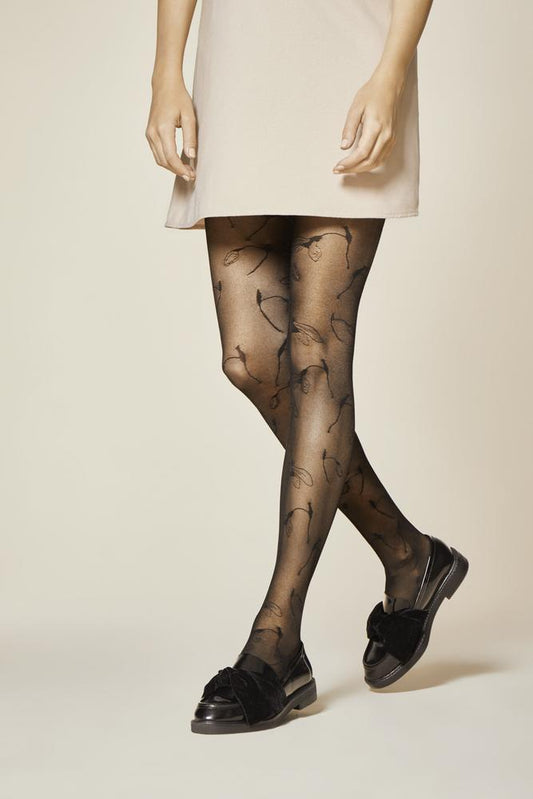 FIORE G5875A2 PRIMAVERA - RAJSTOPY 30 DEN BLACKTIGHTS