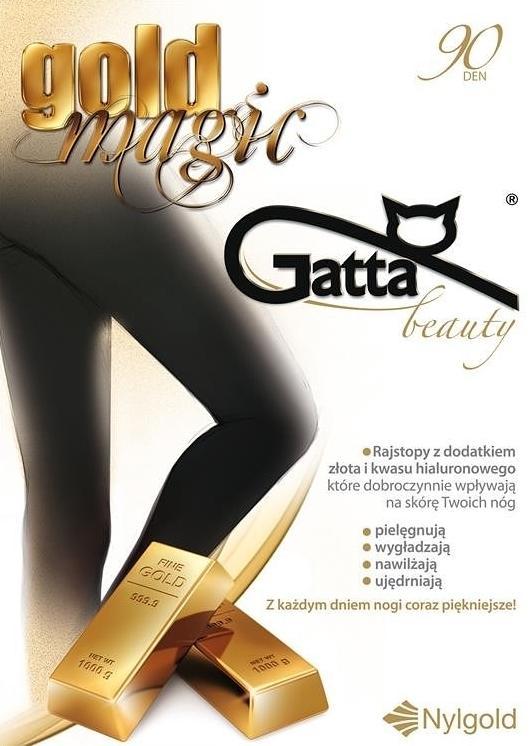 GATTA GOLD MAGIC - RAJSTOPY DAMSKIE 3D 90 DEN