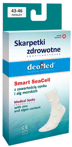 JJW SKARPETKI SMART SEACELL ZDROWOTNE Z CYNKIEM I ALGAMI MORSKIMI