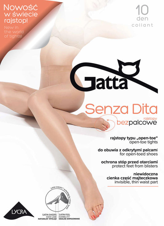 GATTA SENZA DITA - RAJSTOPY DAMSKIE BEZPALCOWE TYPU OPEN TOE