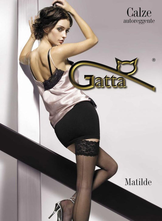 GATTA MATILDE - POŃCZOCHY SAMONOŚNE  LYCRA  MAT.