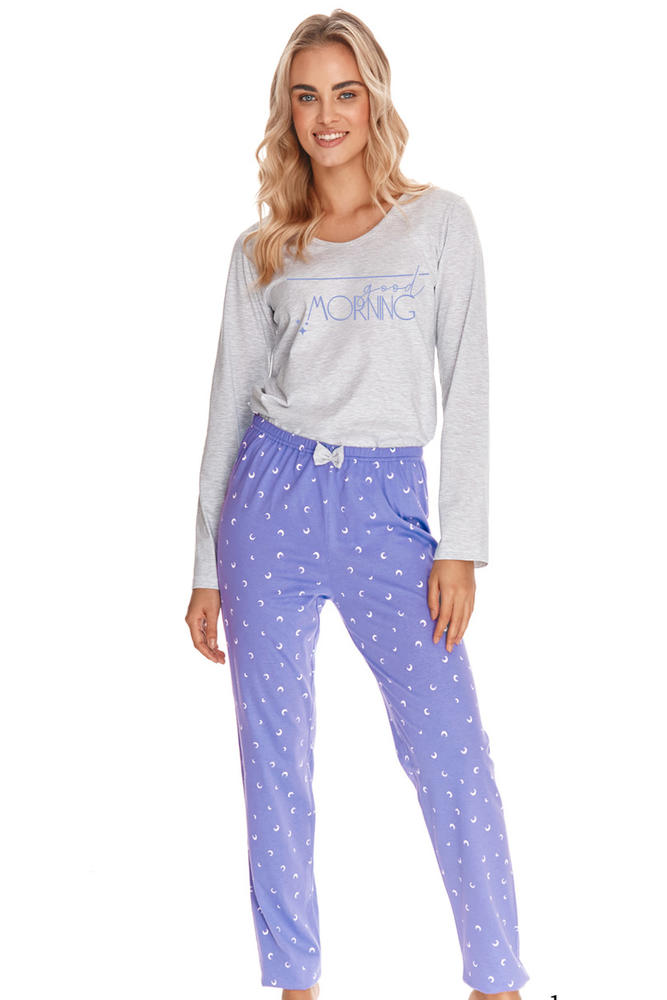 TARO 2556 PIŻAMA DAMSKA DŁUGA ANA S-XL