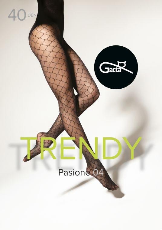 GATTA PASIONE 04 - RAJSTOPY DAMSKIE WZORZYSTE 40 DEN 000.09V - TRENDY 23/24