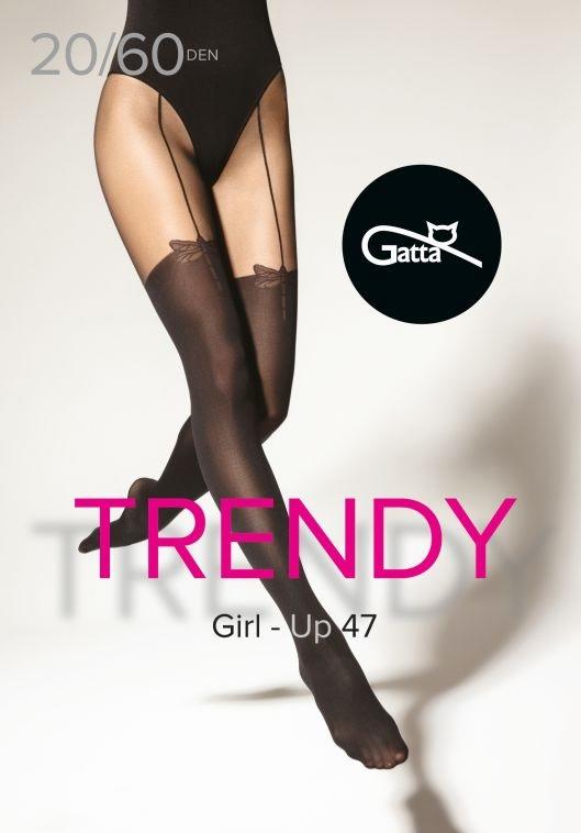 GATTA GIRL-UP 47, 48, 49 - RAJSTOPY WZORZYSTE 40 DEN 000.584 - TRENDY 23/24