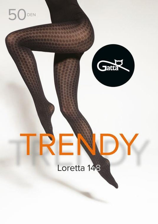 GATTA LORETTA 145, 146, 147, 148, 149 - RAJSTOPY DAMSKIE WZORZYSTE 50 DEN 000.861 - TRENDY 23/24