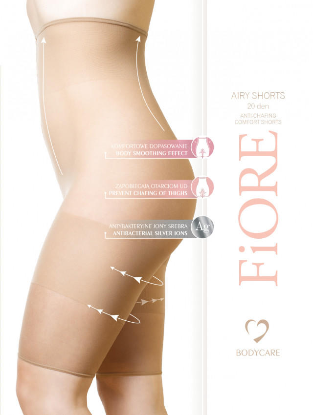 FIORE M0010 - AIRY SHORTS MAJTKI PRZECIW OTARCIOM UD 20 DEN