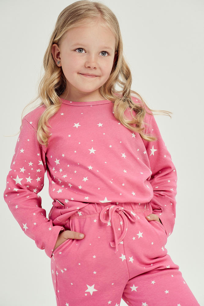 TARO 3031 PIŻAMA DZIEWCZĘCA DŁUGA ERYKA DRAPANA AW23/24