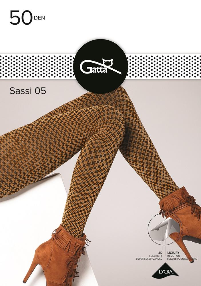 GATTA SASSI - RAJSTOPY DAMSKIE WZORZYSTE 40 DEN 000.197 - AW2021