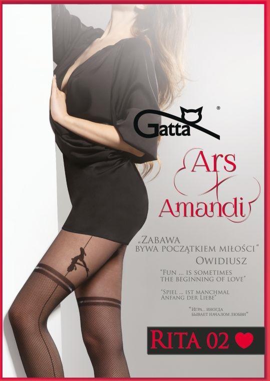 GATTA ARS AMANDI RITA RAJSTOPY WZORZYSTE 20 DEN ARS.27V