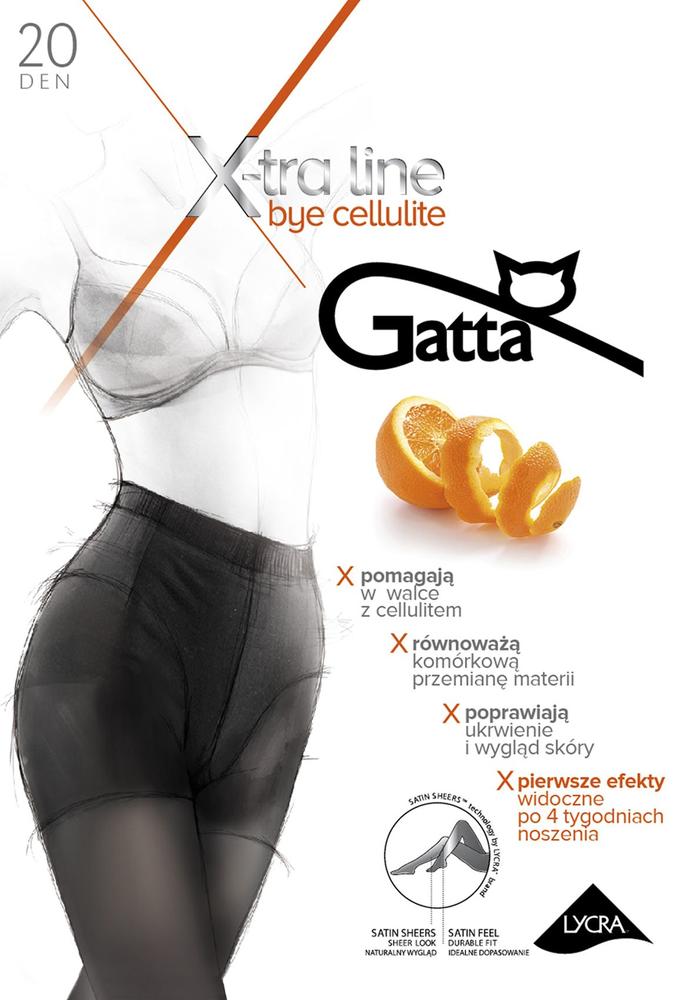 GATTA RAJSTOPY DAMSKIE BYE CELLULITE 20 DEN, GŁADKIE TYPU FIR KOD OGB.575