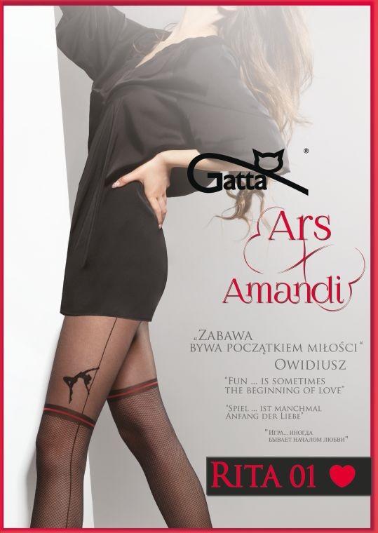 GATTA ARS AMANDI RITA RAJSTOPY WZORZYSTE 20 DEN ARS.27V