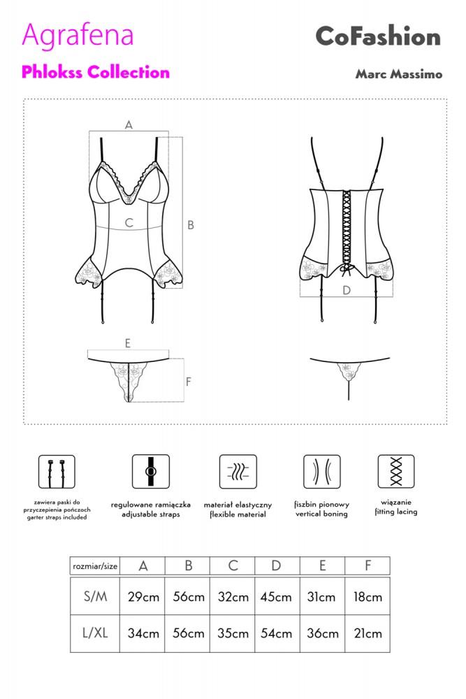 COFASHION KOMPLET AGRAFENA CF 90436 PHLOKSS COLLECTION