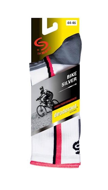 JJW SKARPETKI BIKE SILVER DEODORANT ROWEROWE ZE SREBREM
