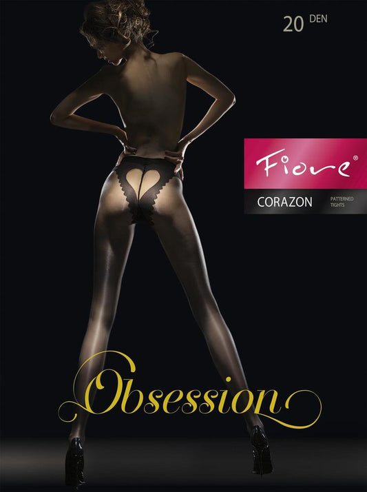 FIORE RAJSTOPY DAMSKIE CORAZON 20 DEN, WZÓR FI09