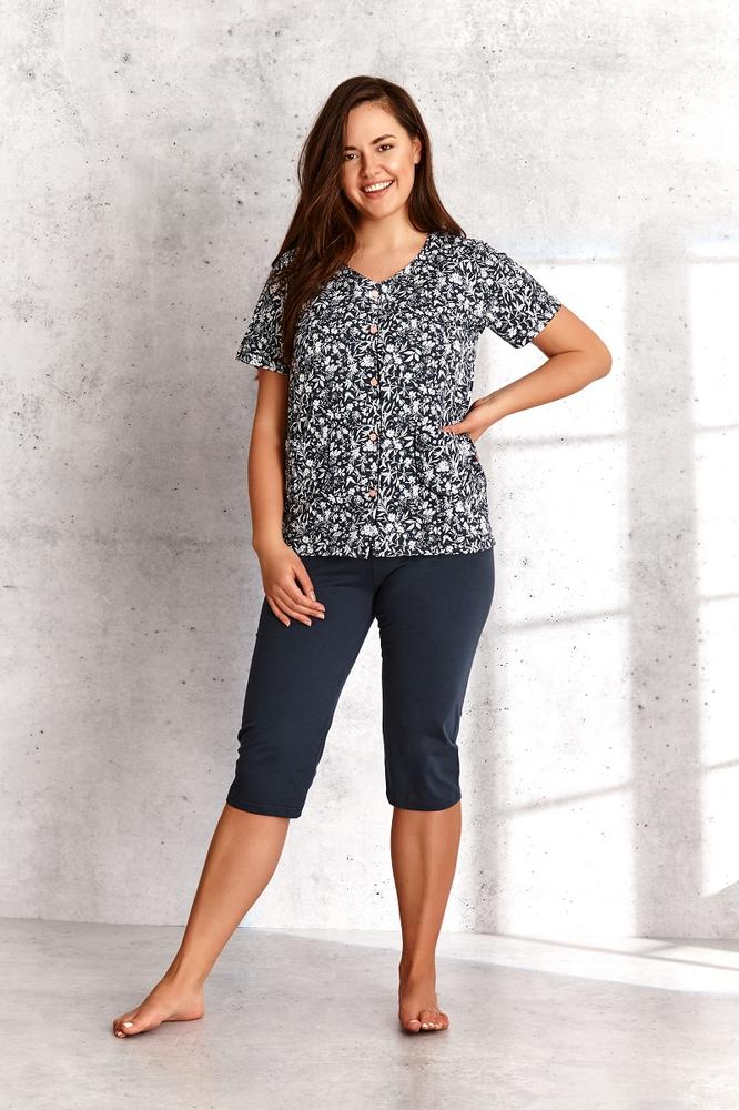 TARO 924 PIŻAMA DAMSKA WERA KRÓTKA 2XL-3XL - SS2021
