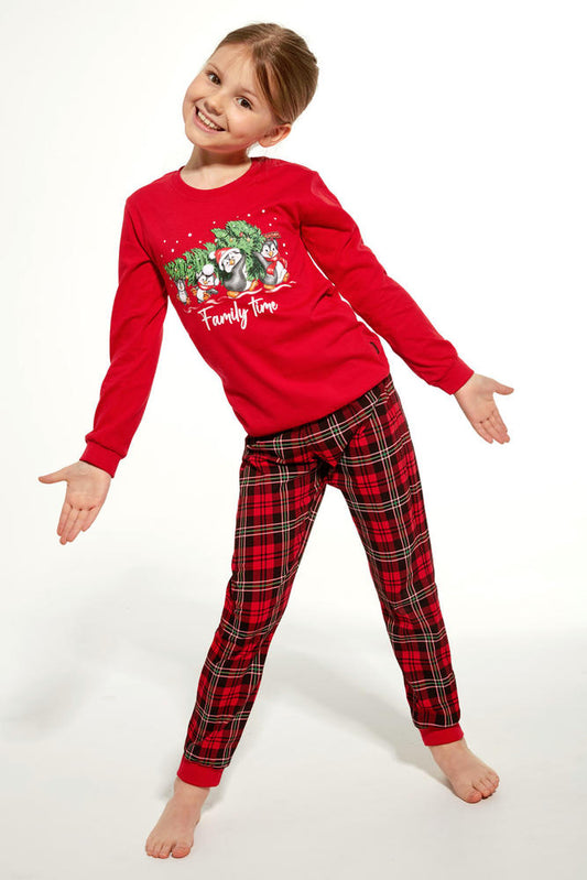 CORNETTE PIŻAMA GIRL KIDS DR 594/159 FAMILY TIME
