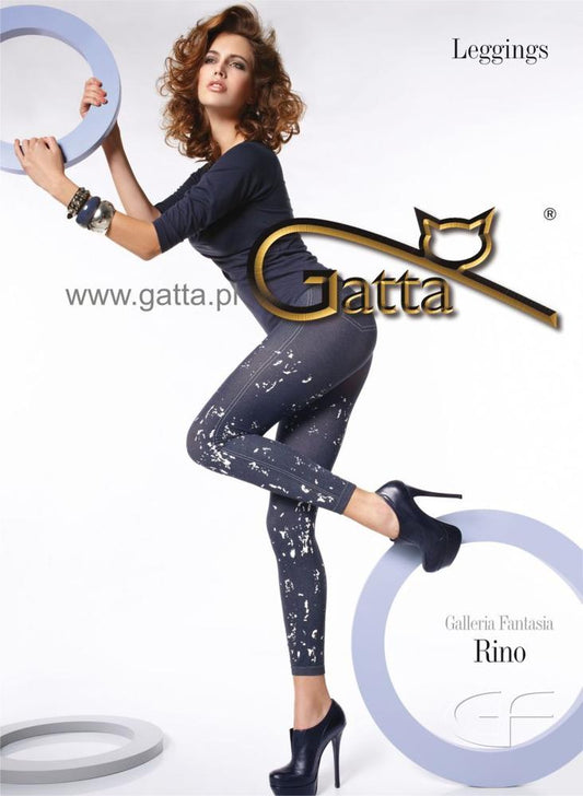 GATTA RINO - LEGGINSY DAMSKIE WZORZYSTE