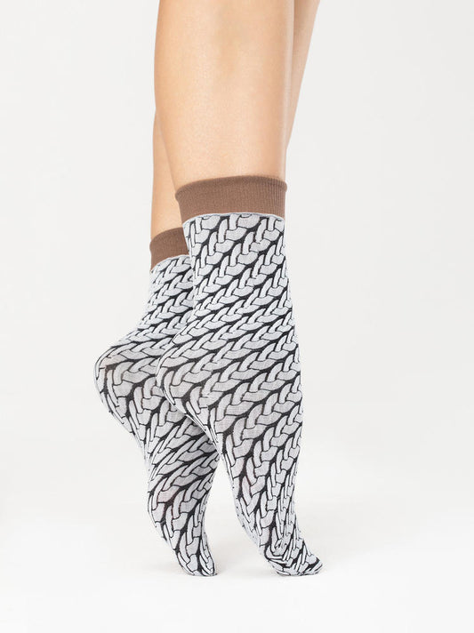 FIORE G1136 CUTE KNIT SKARPETKI 40 DEN