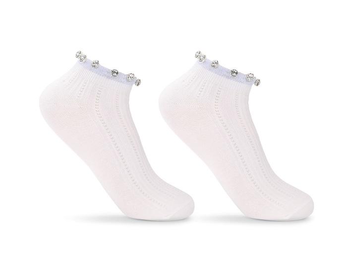 BE SNAZZY STOPKI AŻUROWE Z OZDOBAMI SK-55