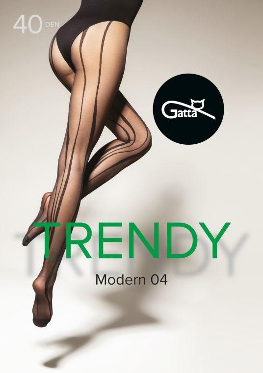 GATTA MODERN 04, 05, 06, 07, 08 - RAJSTOPY DAMSKIE WZORZYSTE 40 DEN 000.53V - TRENDY 23/24