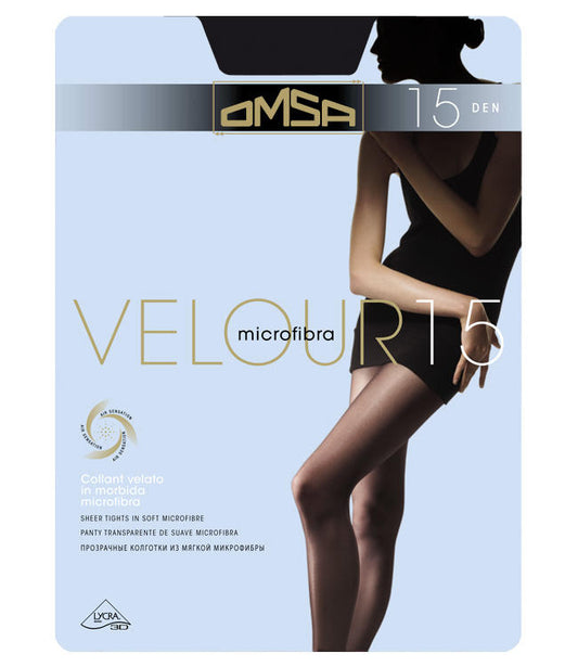 OMSA RAJSTOPY VELOUR 15 DEN