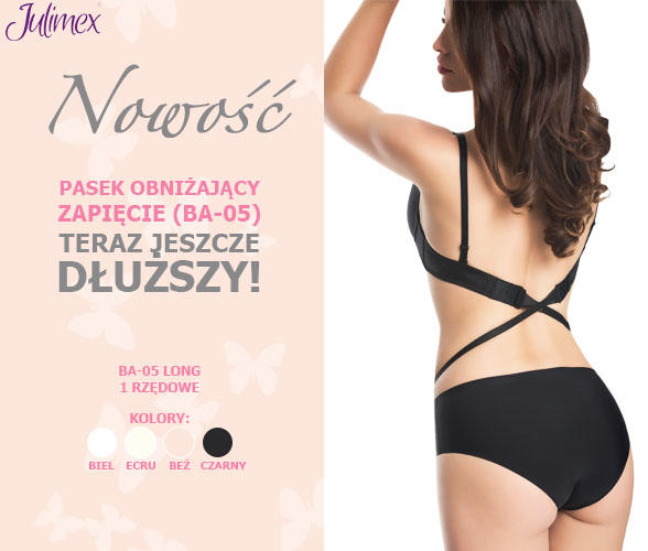 JULIMEX PASEK OBNIŻAJĄCY ZAPIĘCIE BA-05 LONG I RZĘDOWY