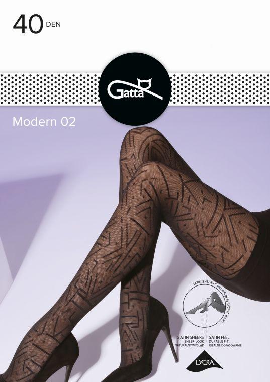 GATTA MODERN 40 DEN - RAJSTOPY DAMSKIE WZORZYSTE 000.53V