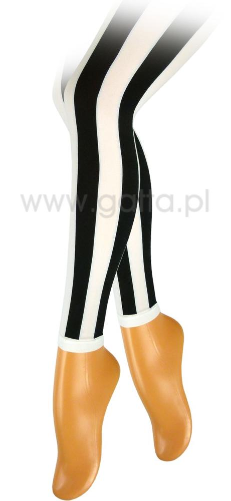 GATTA LEGGINS STRIPES - LEGGINSY DAMSKIE WZORZYSTE
