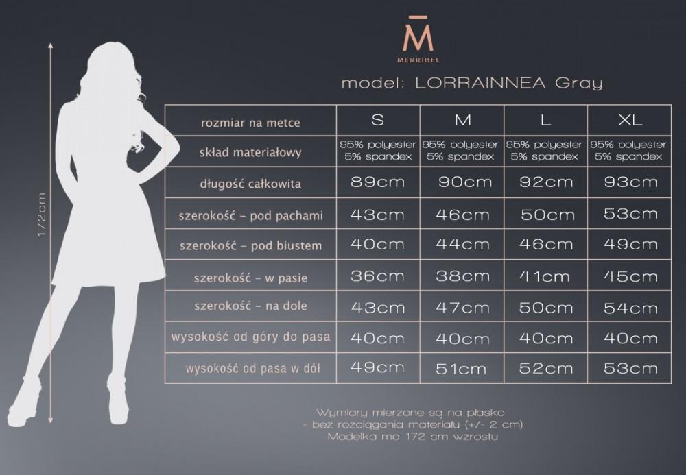 MERRIBEL SUKIENKA LORRAINNEA GREY FZ1740