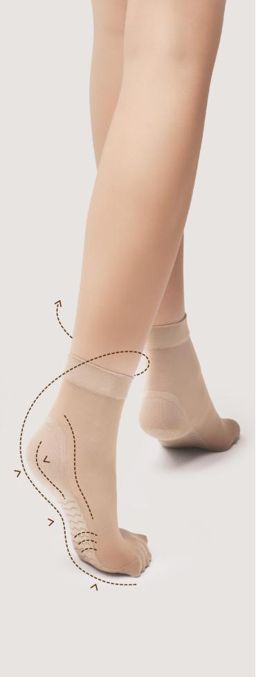 FIORE M1100 - SKARPETKI MASSAGE SOCKS 20 DEN