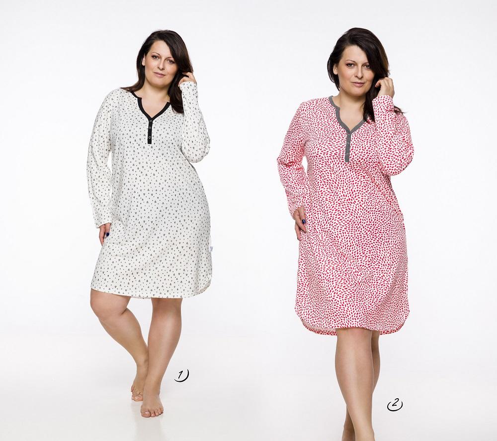 TARO 2329 KOSZULA DAMSKA NIKA DŁUGA 2XL-3XL - AW2019/20