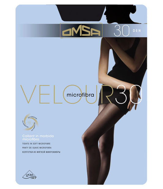 OMSA RAJSTOPY VELOUR 30 DEN