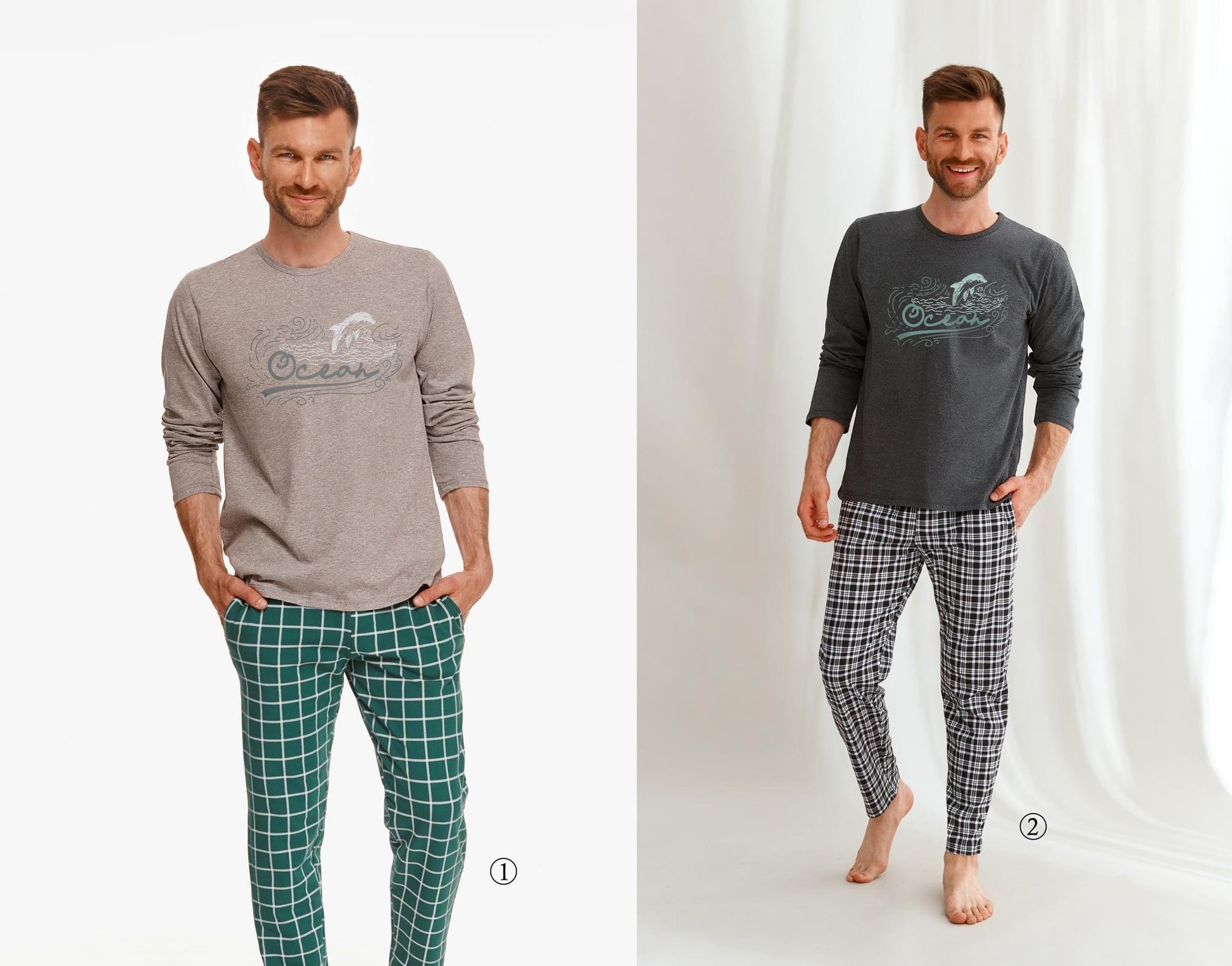 TARO 2631 PIŻAMA MĘSKA DŁUGA MATT AW2021