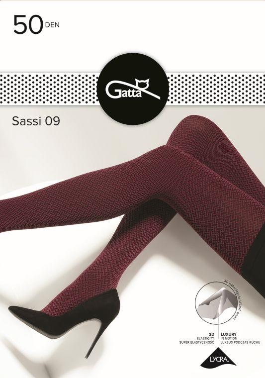 GATTA SASSI - RAJSTOPY DAMSKIE WZORZYSTE 40 DEN 000.197 - AW2021