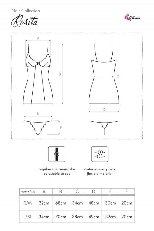 LIVCO CORSETTI FASHION KOMPLET ROSITA LC 90216 LivCo Corsetti
