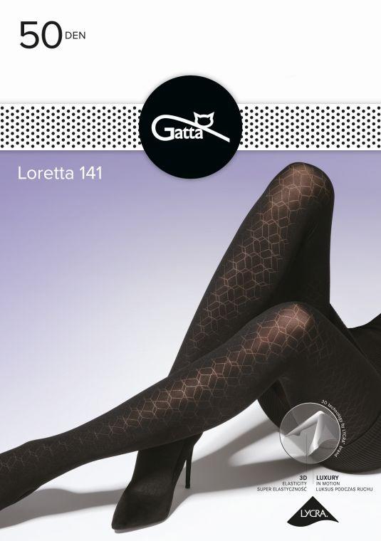 GATTA LORETTA - RAJSTOPY DAMSKIE WZORZYSTE 50 DEN 000.861 - AW2022