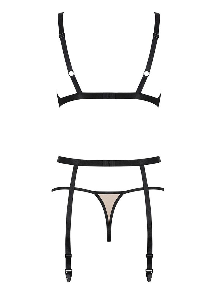 OBSESSIVE NUDELIA SET - KOMPLET 3-CZĘŚCIOWY
