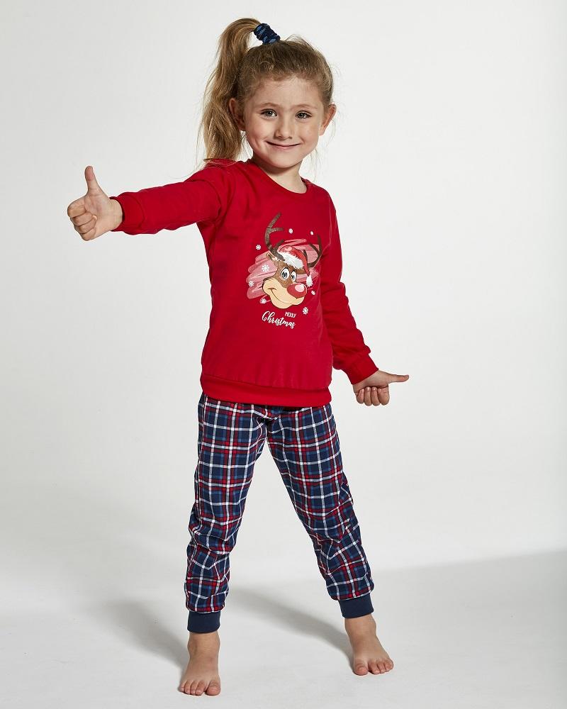 CORNETTE PIŻAMA GIRL DR 594/130 REINDEER