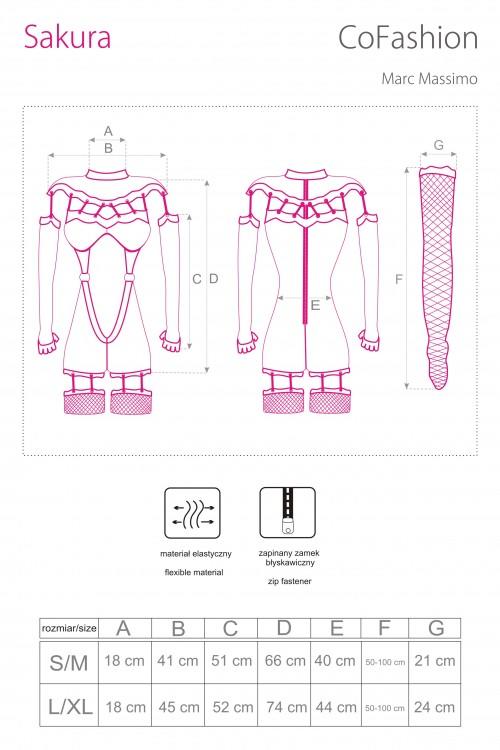 COFASHION BODYSTOCKING SAKURA CF 90357