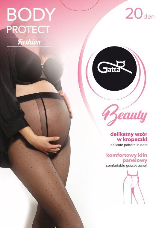 GATTA BODY PROTECT FASHION 01 - RAJSTOPY CIĄŻOWE 20 DEN WZORZYSTE