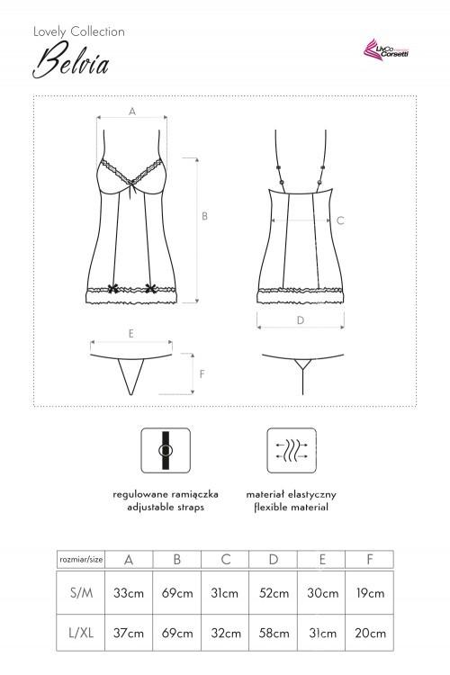 LIVCO CORSETTI FASHION KOMPLETY BELVIA LC 90213